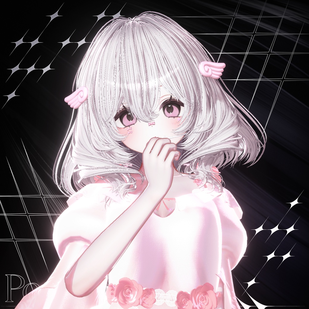 💘SALE中💘 ピースベベ · Peacebebe Hair ㅡ 【 VRChat Hair / 3Dヘア 】