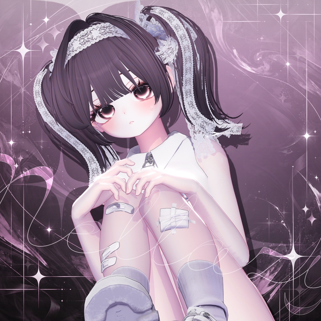 SALE💕ネレイジー (Nellazy) ㅡ 【 VRChat Hair / 3Dヘア 】