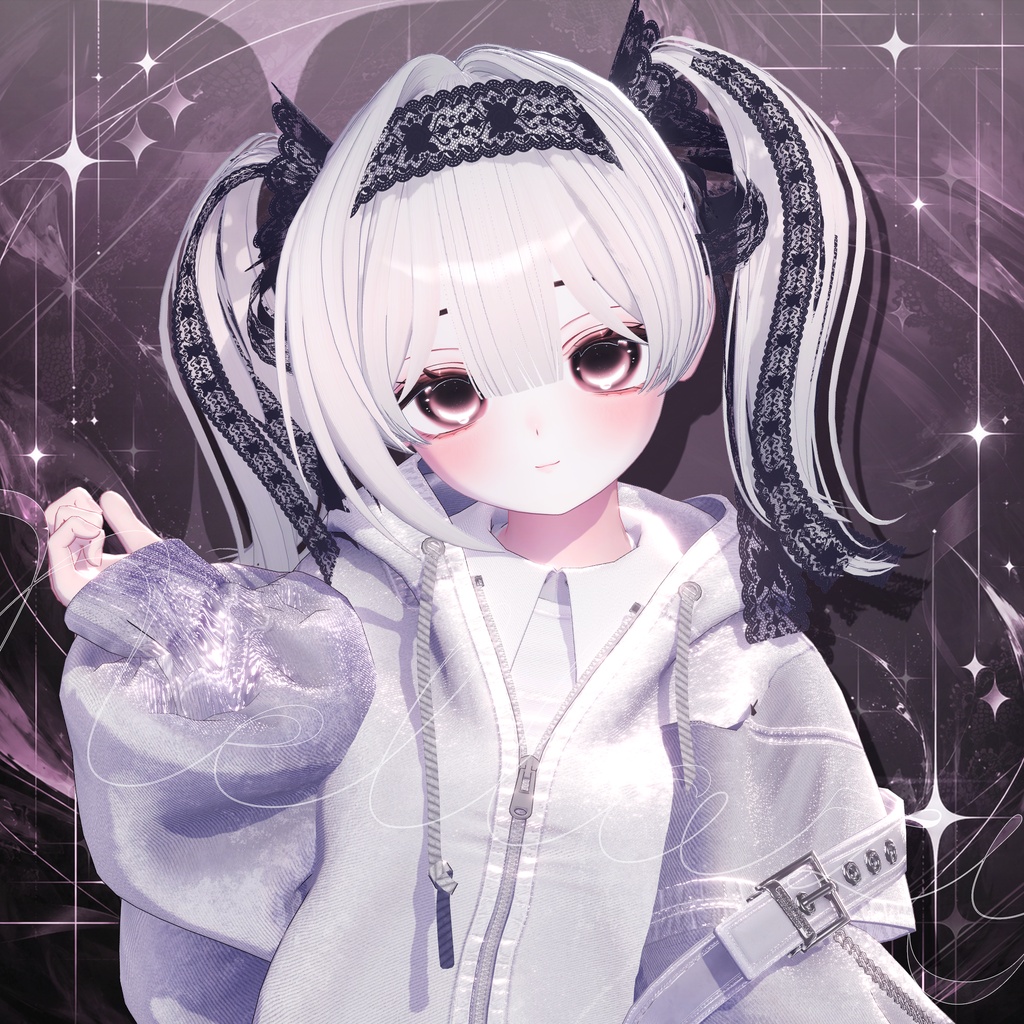 SALE💕ネレイジー (Nellazy) ㅡ 【 VRChat Hair / 3Dヘア 】