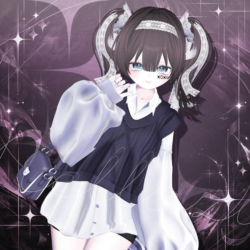 SALE💕ネレイジー (Nellazy) ㅡ 【 VRChat Hair / 3Dヘア 】