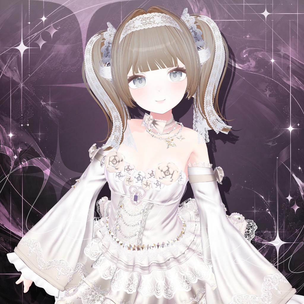 SALE💕ネレイジー (Nellazy) ㅡ 【 VRChat Hair / 3Dヘア 】