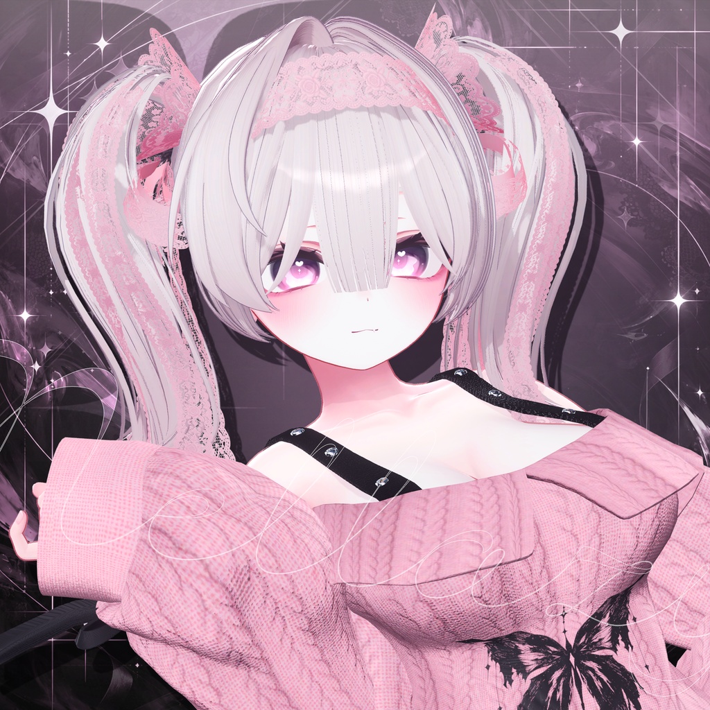 SALE💕ネレイジー (Nellazy) ㅡ 【 VRChat Hair / 3Dヘア 】