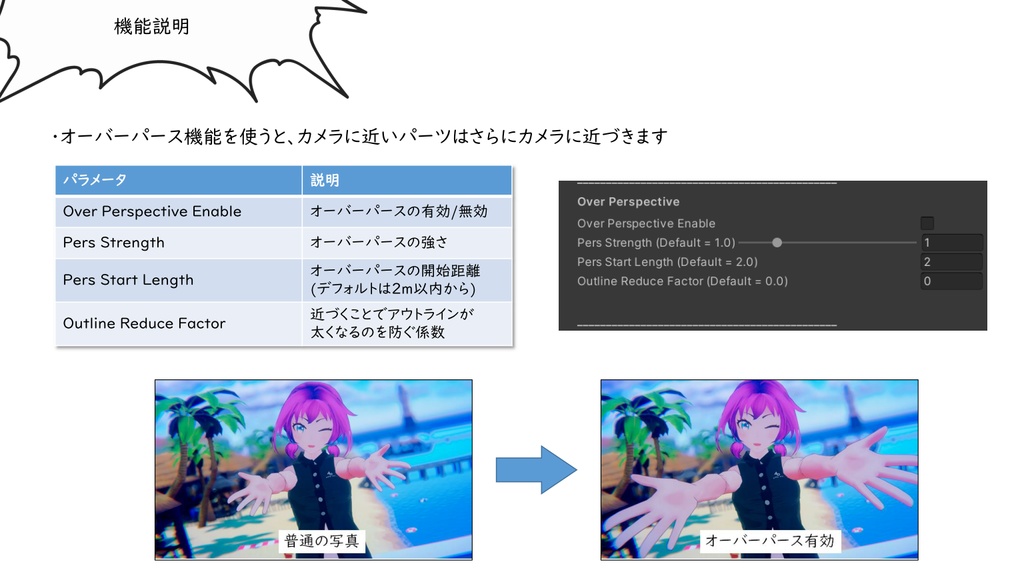 【マンガ風・手書き風シェーダー】ComicToonShader