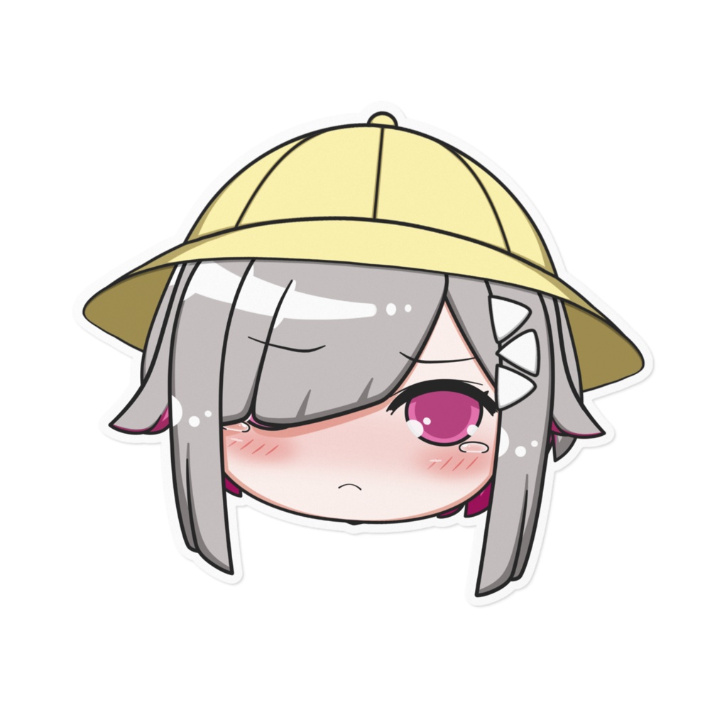 せらちゃん生首ステッカー