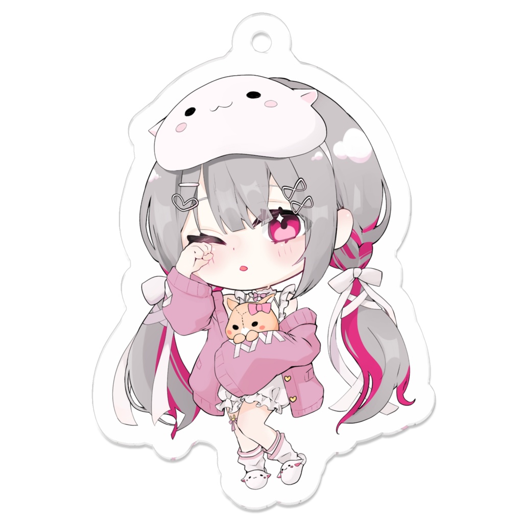 清音せらアクリルキーホルダー（部屋着）