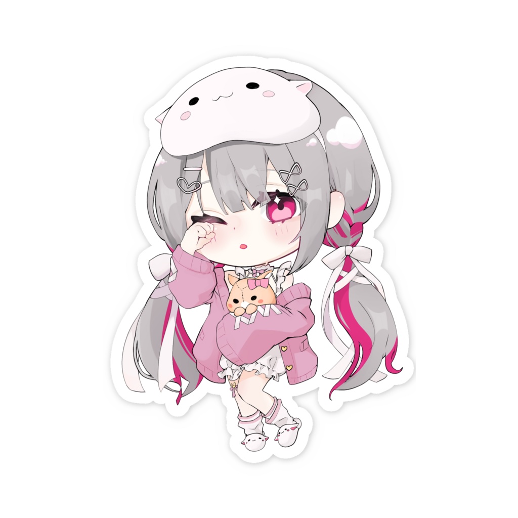 清音せらスマホステッカー(部屋着)