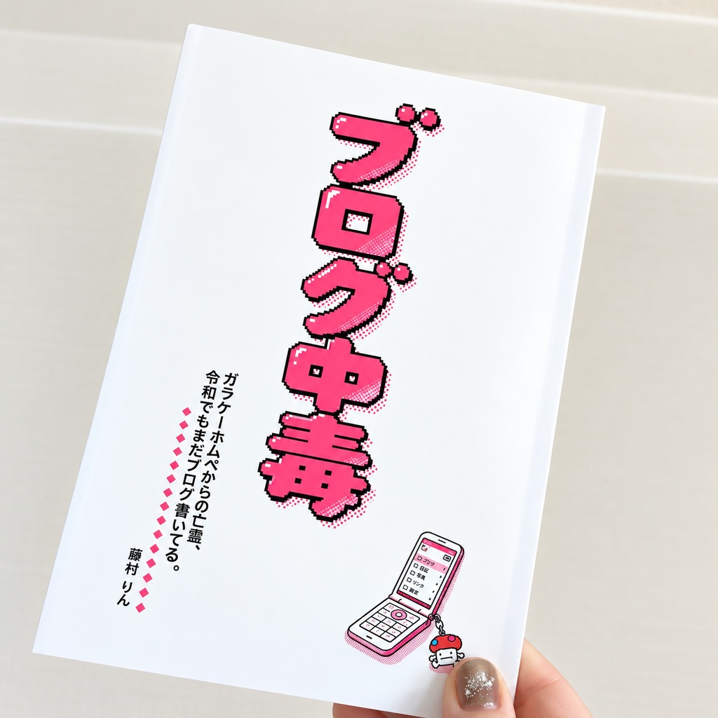 【ZINE】「ブログ中毒 ガラケーホムペからの亡霊、令和でもまだブログ書いてる。」