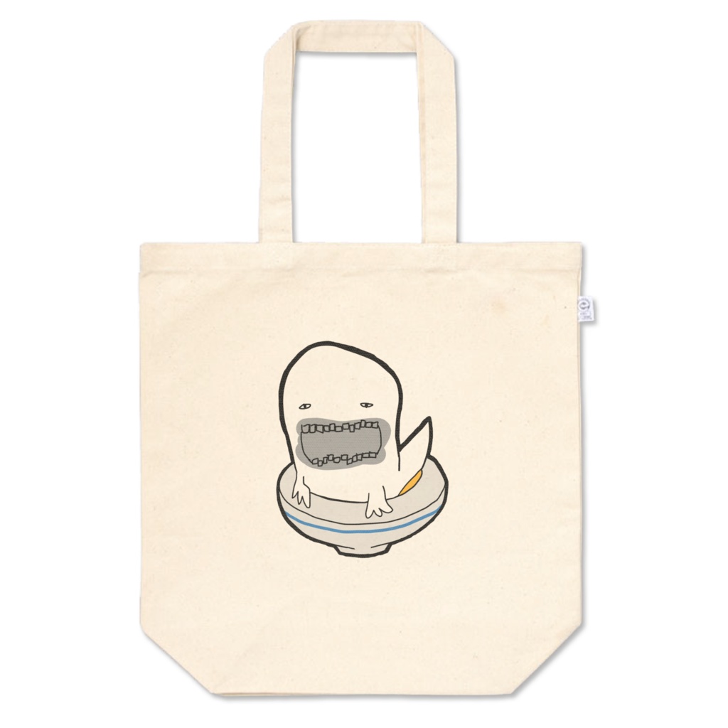 玉子丼トートバッグ(怪獣)