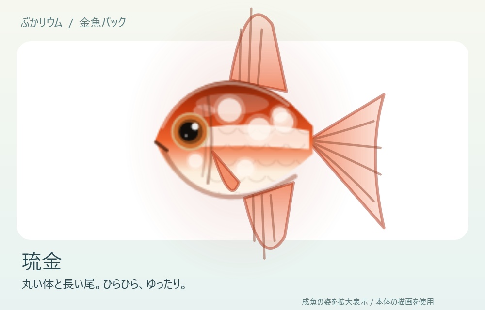 【ぷかリウム DLC】金魚パック