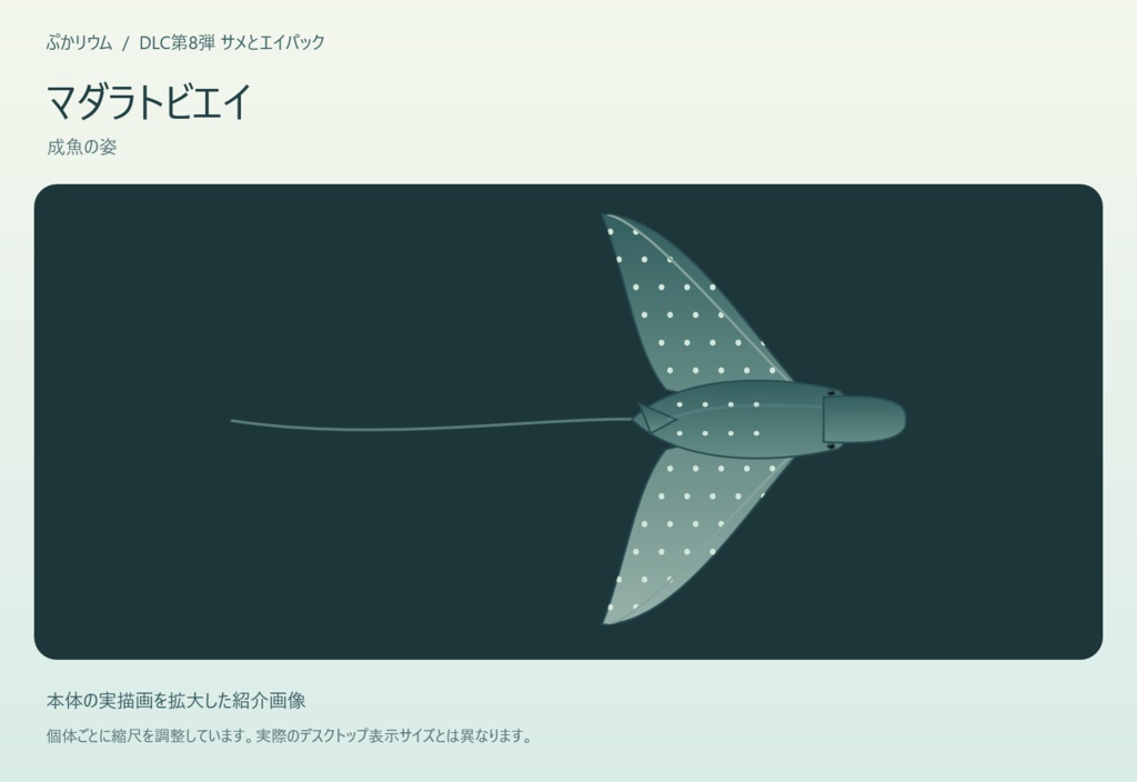 【ぷかリウム DLC】サメとエイパック