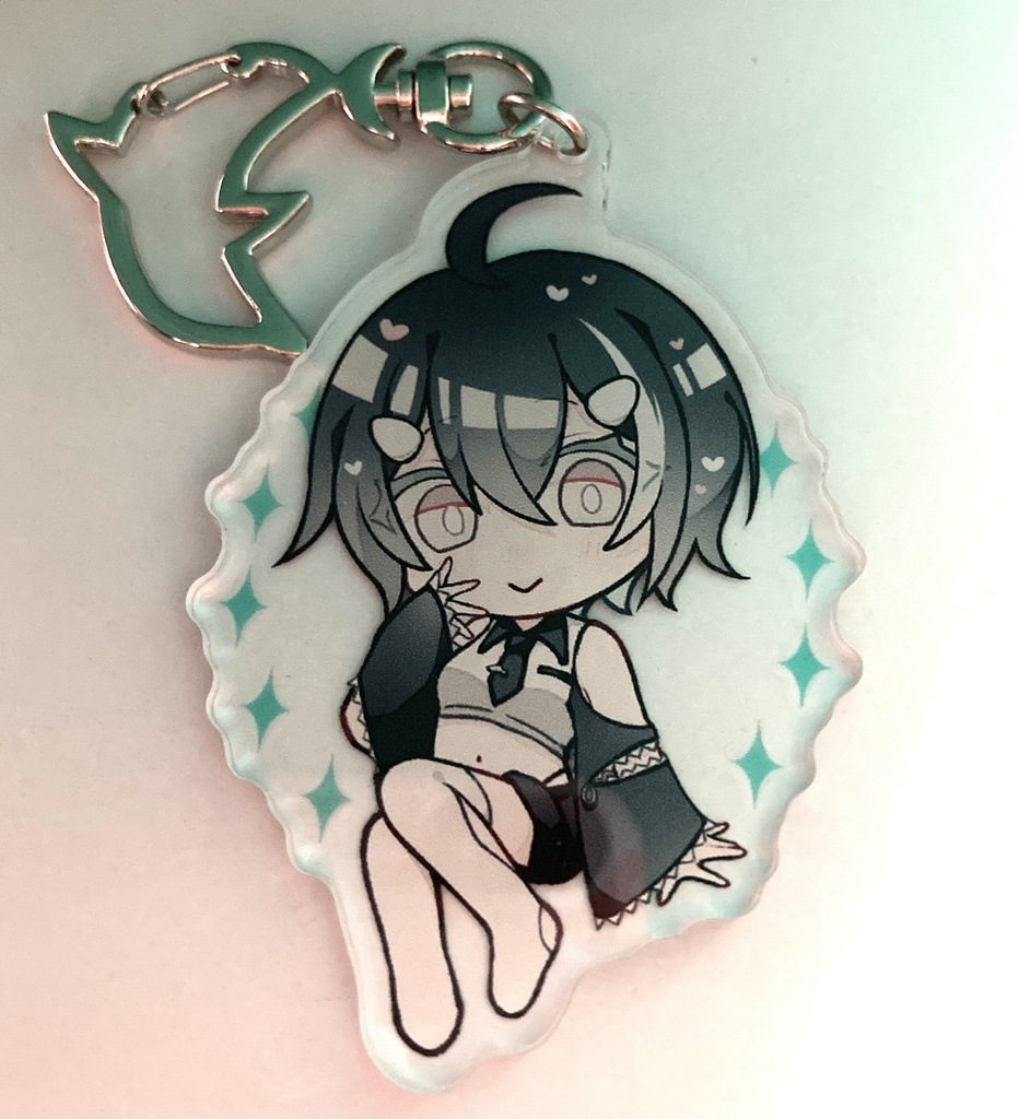 シャチちゃん 両面アクキー しずくずし Booth