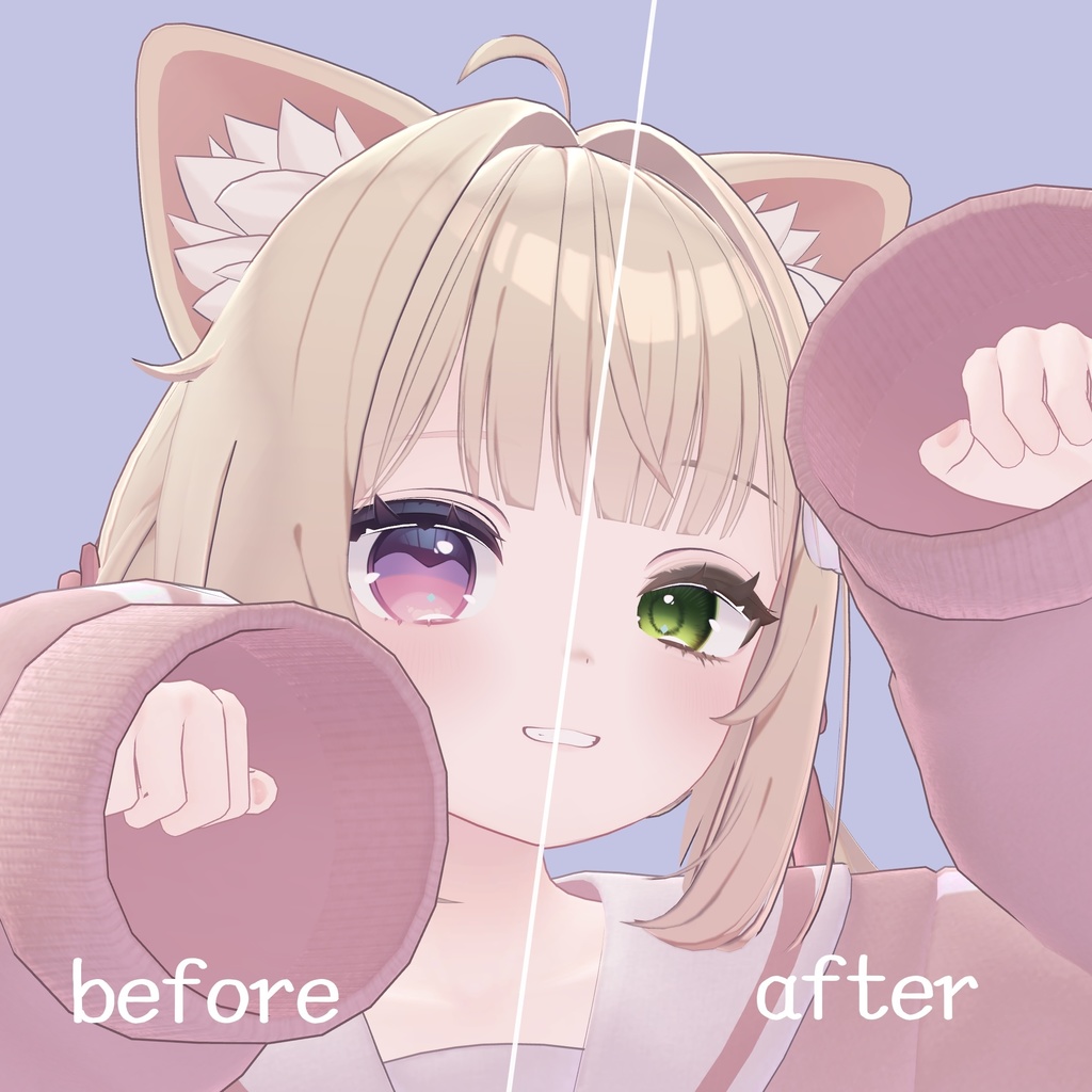 【chiffon専用】Eye&Make up texture+blendshape PeriDool.