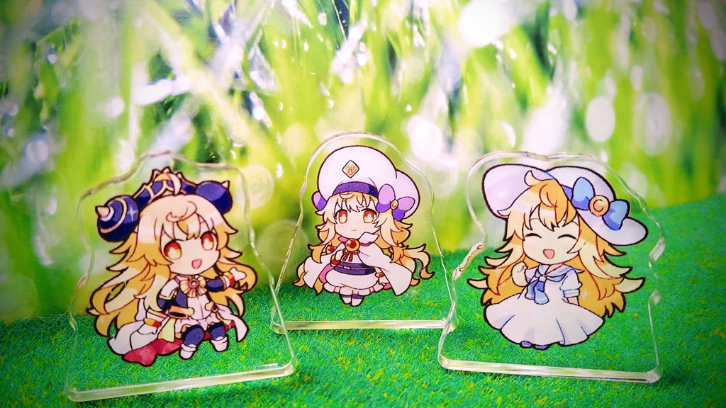 ヒカリちゃん自立ミニアクスタセット