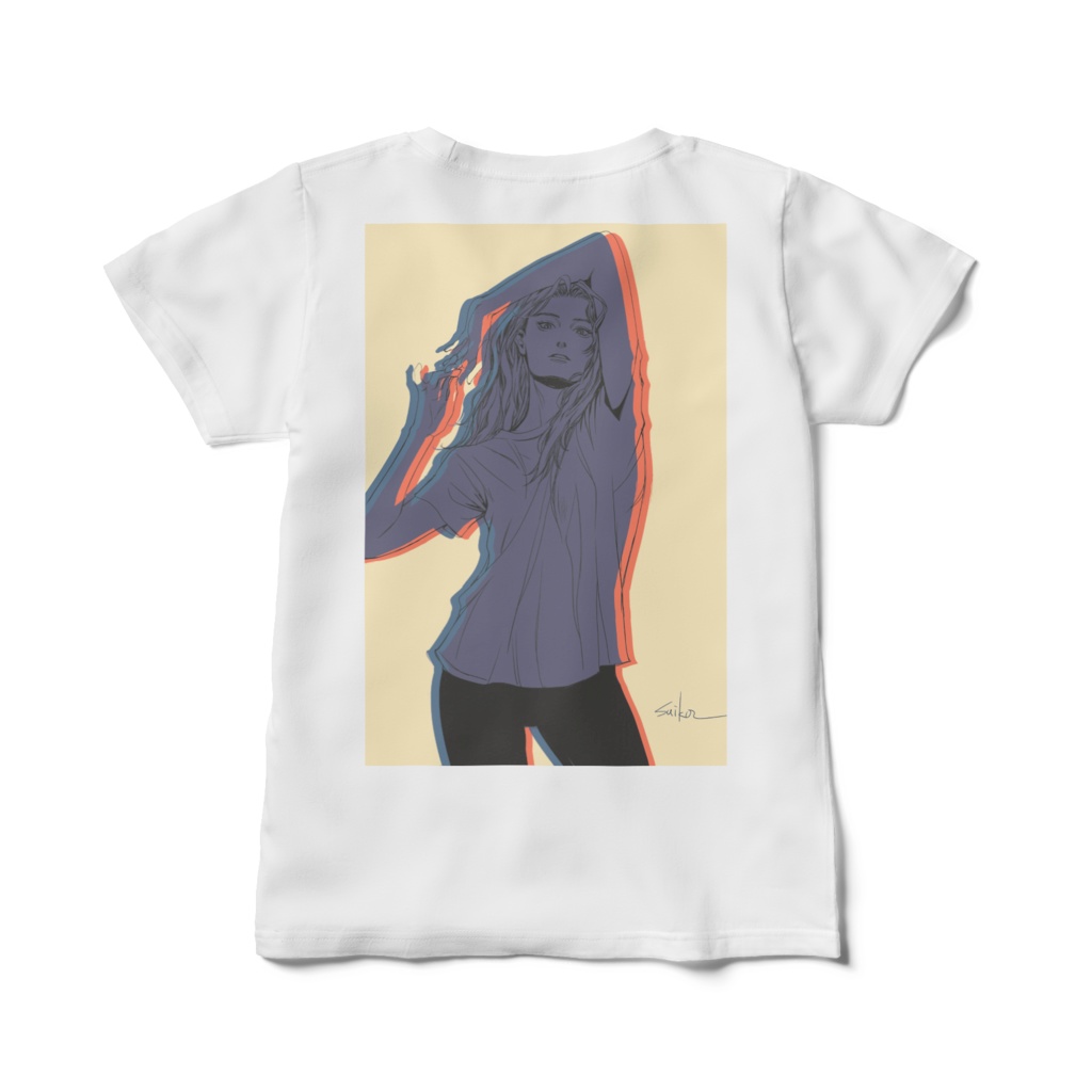 レディースTシャツ-光線-