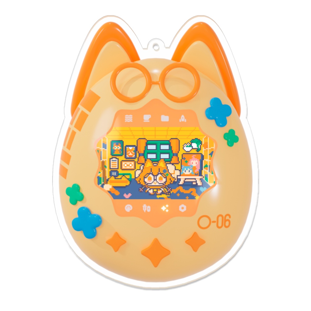 ぱうてにっち アクリルキーホルダー