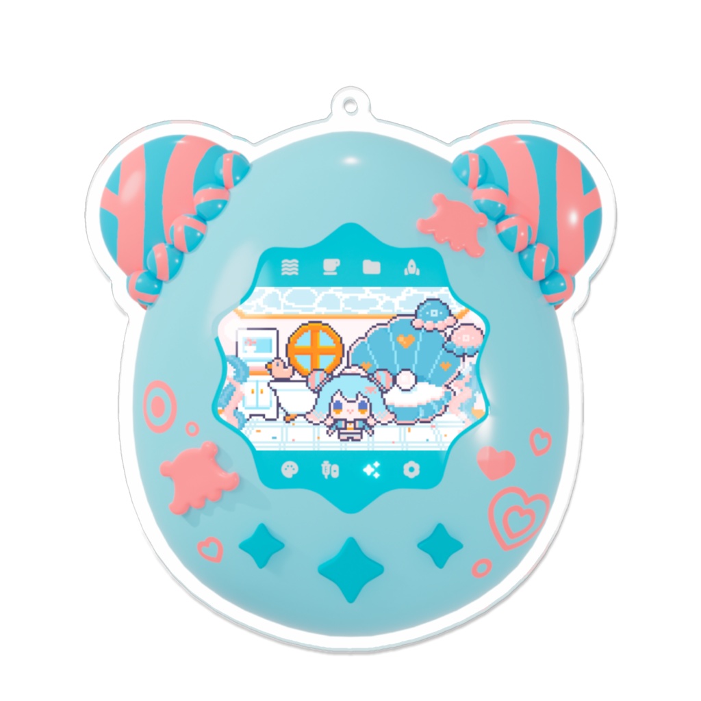 ぱうてにっち アクリルキーホルダー