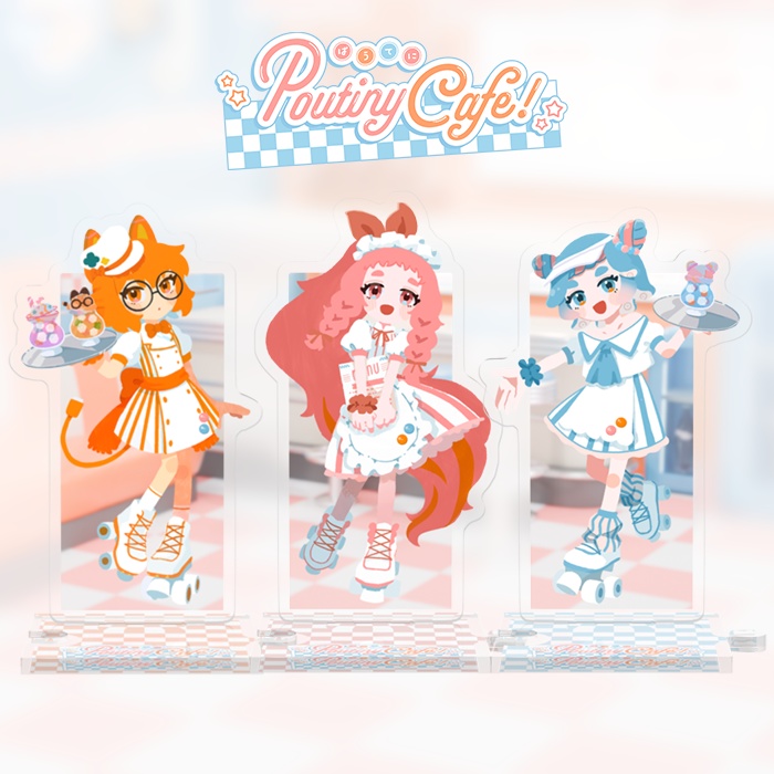 Poutiny Cafe 繋がる！アクリルスタンド