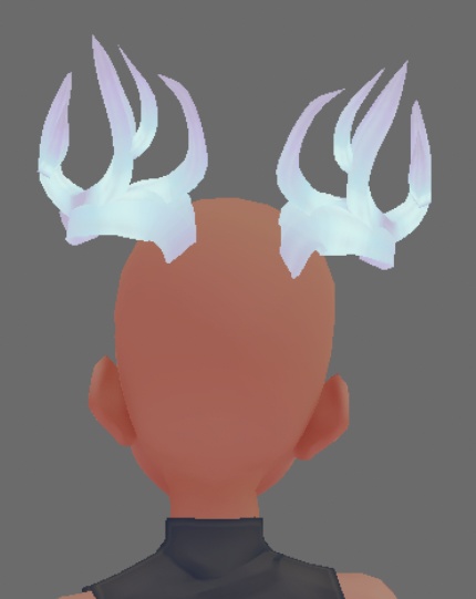 Crystal antler hair preset