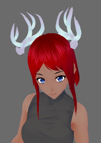 Crystal antler hair preset