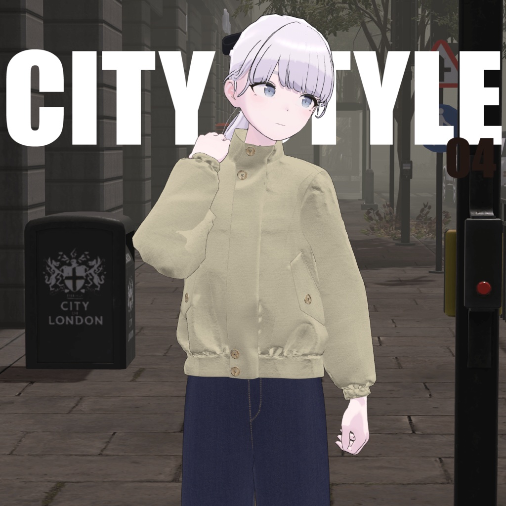 ［VRChat Outfit］CityStyle04（MA設定済み）