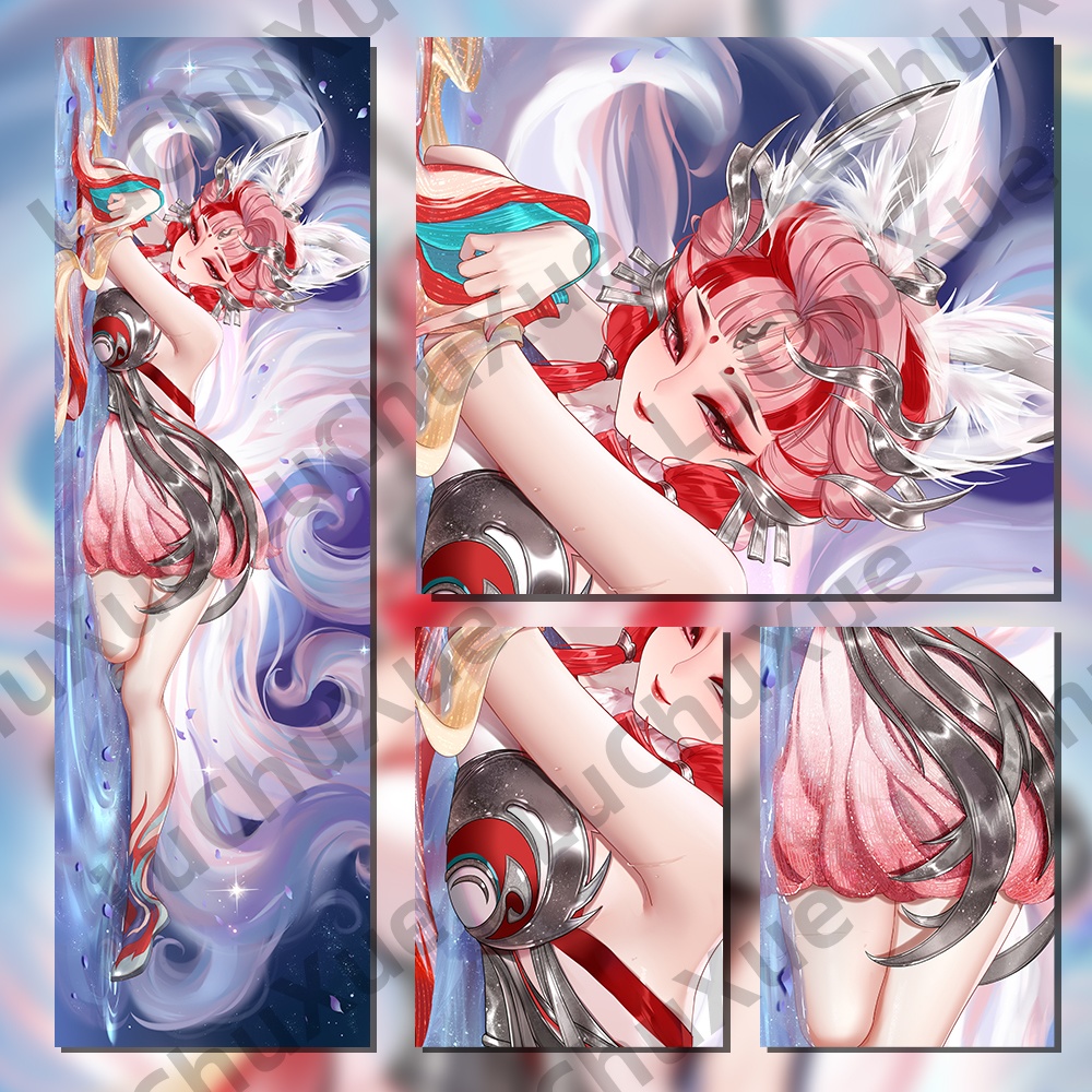 キュウビキツネ 九尾狐 絵師 オリジナル 抱き枕カバー(新作)