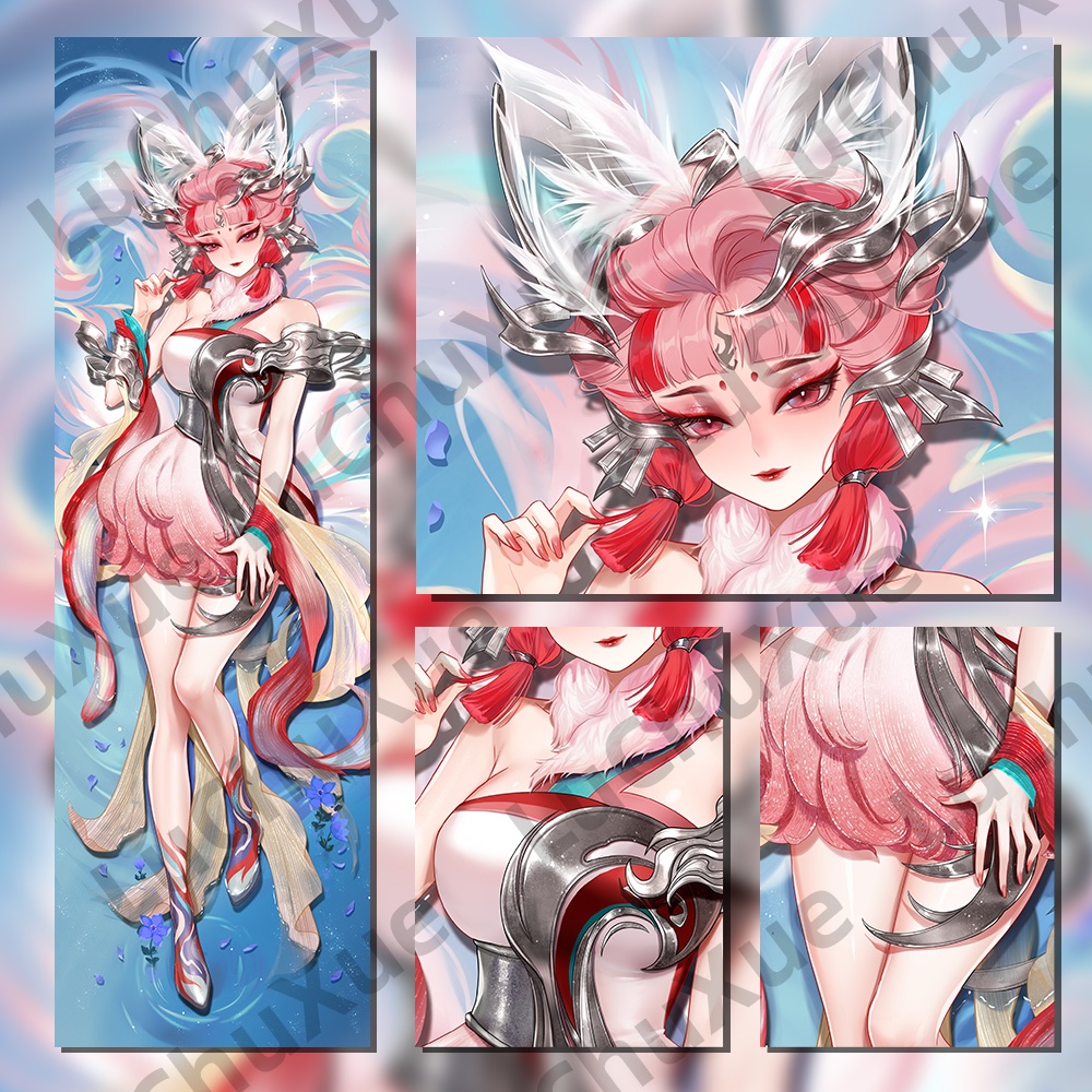 キュウビキツネ 九尾狐 絵師 オリジナル 抱き枕カバー(新作)