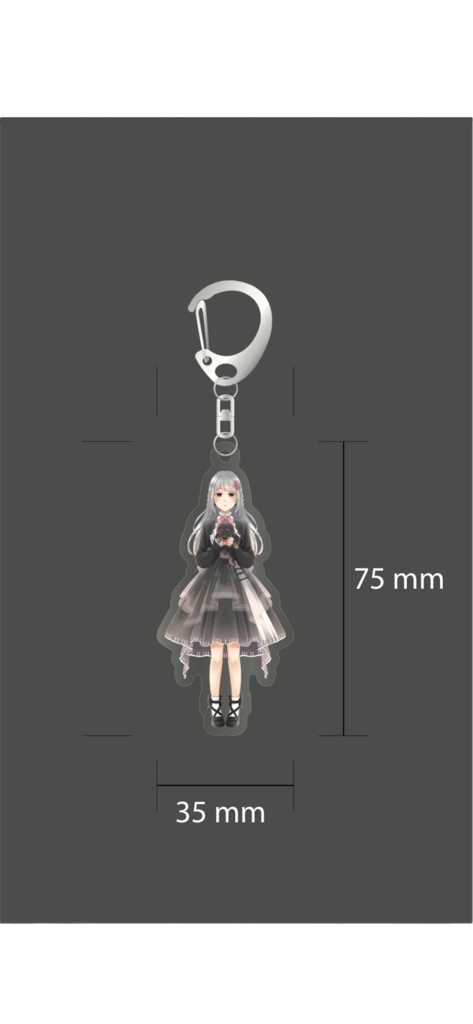 音蝶 ゆめか アクリルキーホルダー 初期衣装