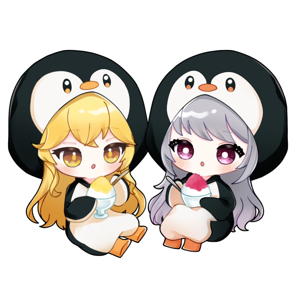 【わたあめらて】缶バッジ 夏ver.  57mm  (音蝶 ゆめか×ことの)