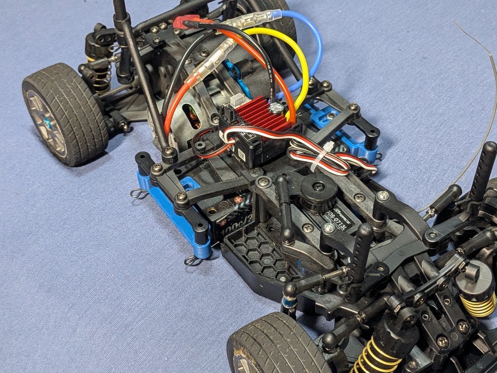 M-07/M-08用ショートリポホルダー(青)