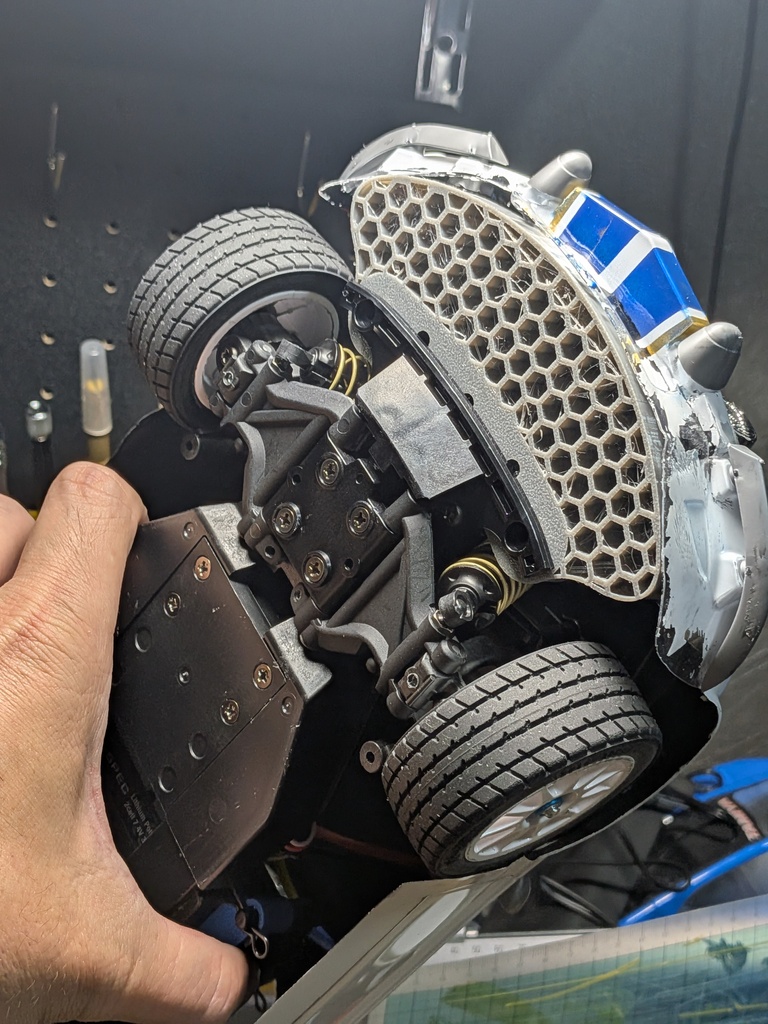 M-07/M-08 ハニカムバンパー Alpine A110ボディにジャストフィット