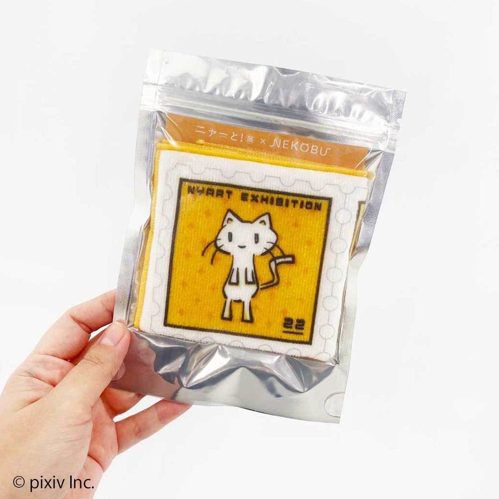 ニャーと!展×猫部 daniwellタオルハンカチ