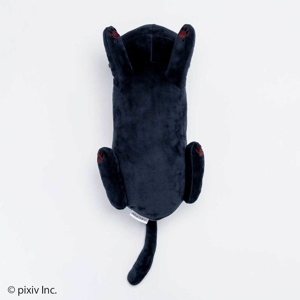 ニャーと!展×猫部 おしおしお もっちり黒猫ぬいぐるみ