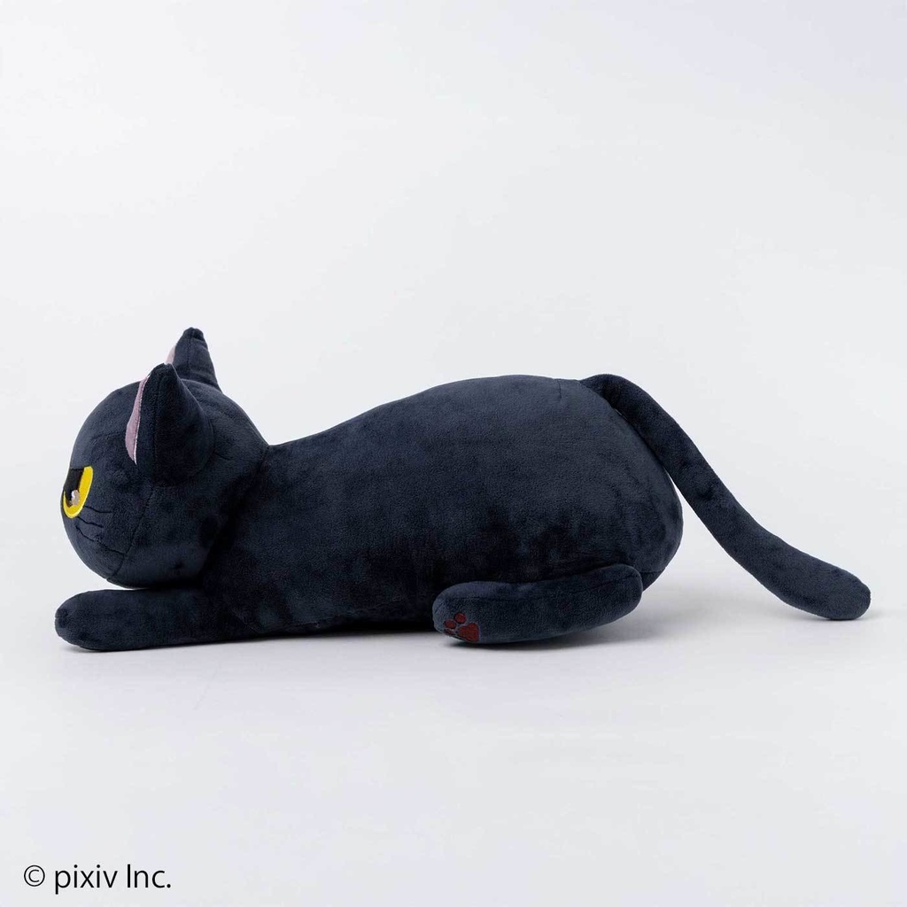 ニャーと!展×猫部 おしおしお もっちり黒猫ぬいぐるみ