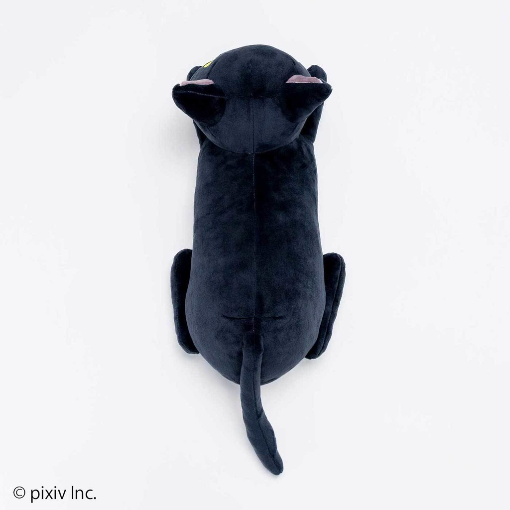 ニャーと!展×猫部 おしおしお もっちり黒猫ぬいぐるみ