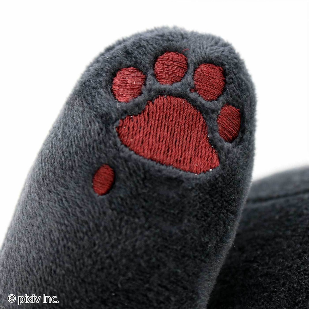 ニャーと!展×猫部 おしおしお もっちり黒猫ぬいぐるみ