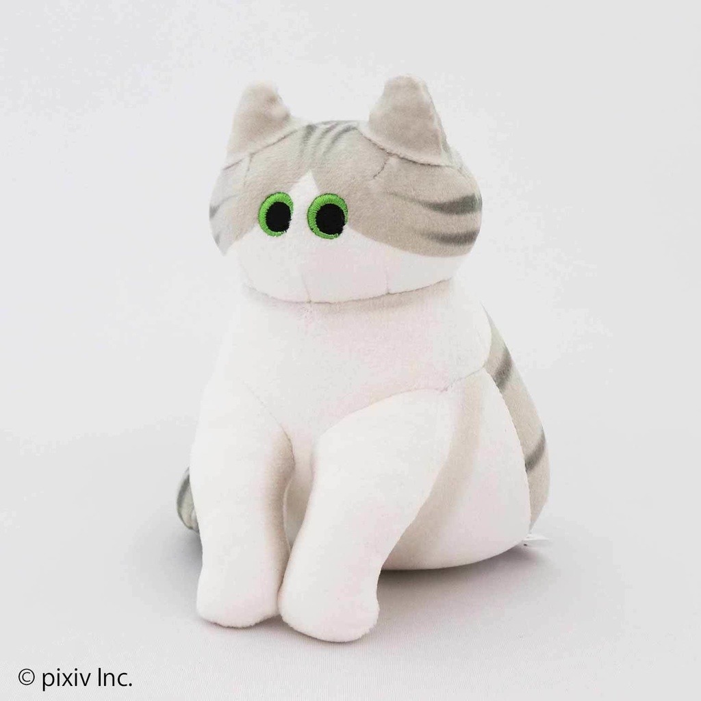 ニャーと!展×猫部 nanana もっちりサバ白ぬいぐるみ