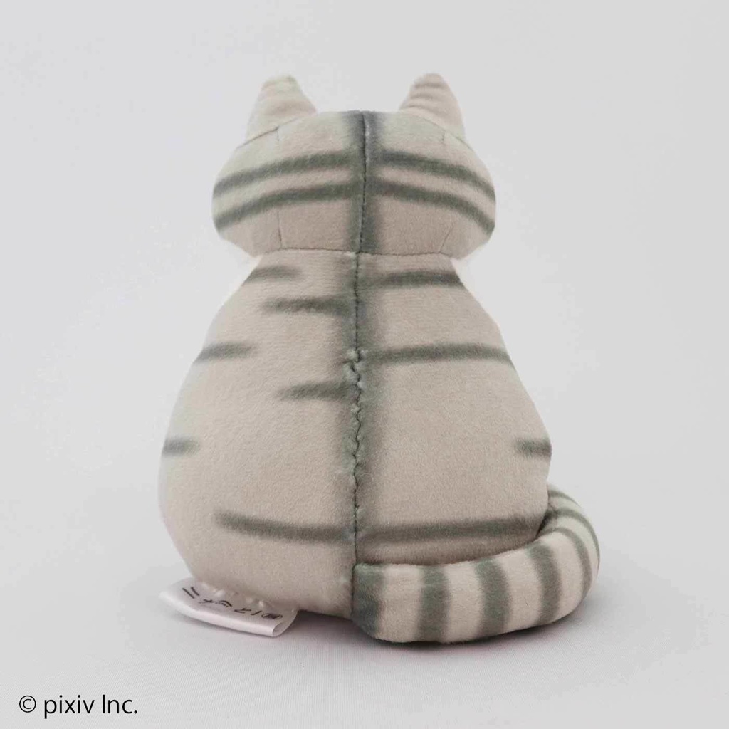 ニャーと!展×猫部 nanana もっちりサバ白ぬいぐるみ