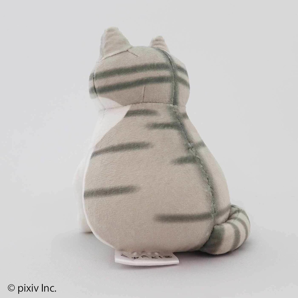 ニャーと!展×猫部 nanana もっちりサバ白ぬいぐるみ