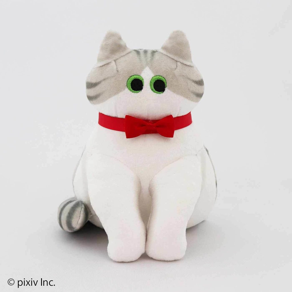 ニャーと!展×猫部 nanana もっちりサバ白ぬいぐるみ