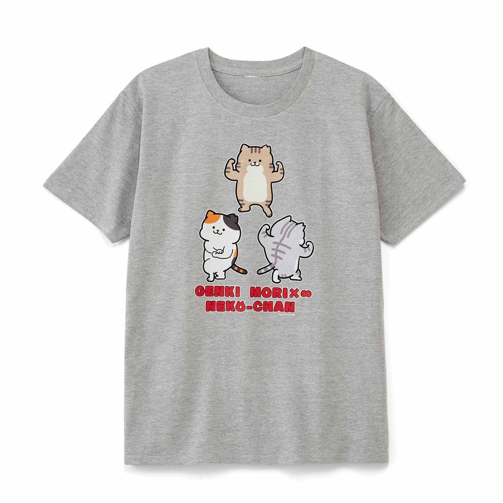 はる蔵×猫部 地域猫チャリティーTシャツ（ボディビル猫ちゃん）