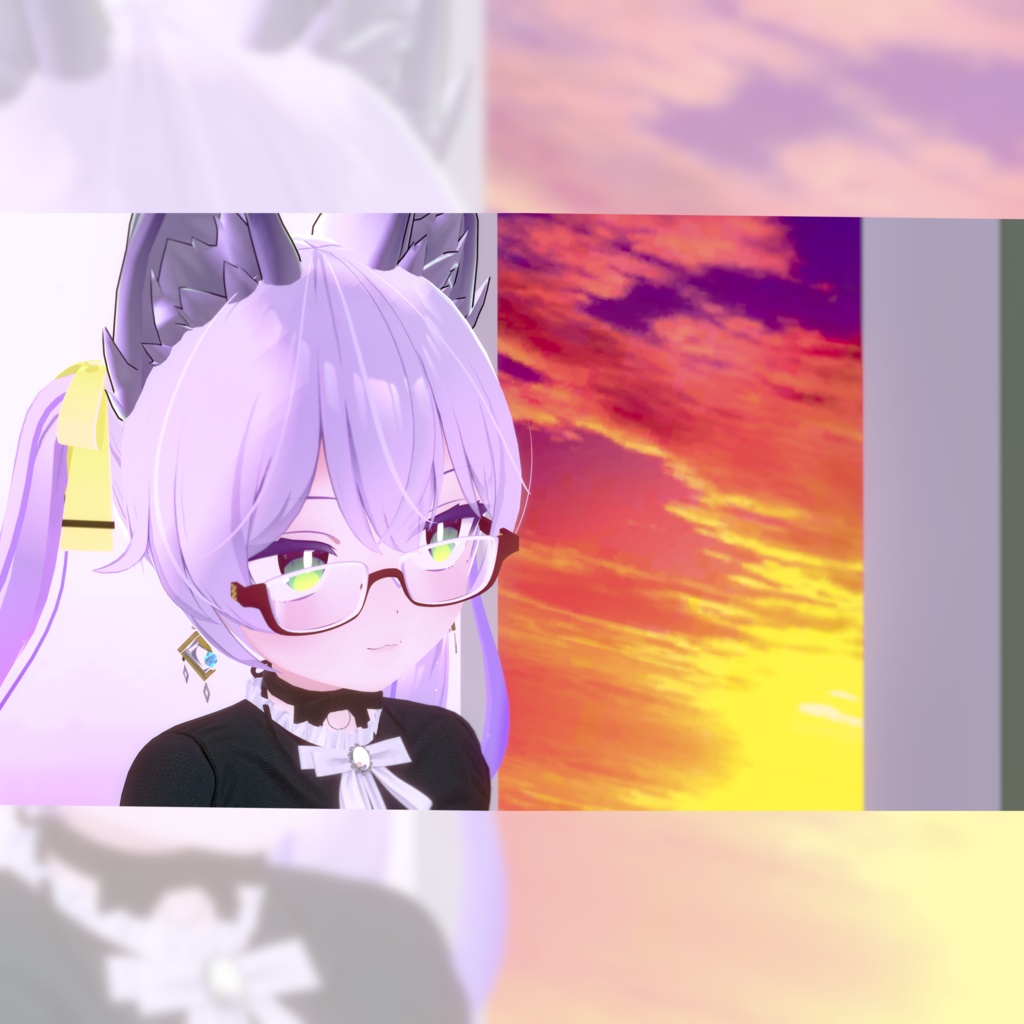 【アクセサリー】街歩きおでかけコーデ メガネセット3種