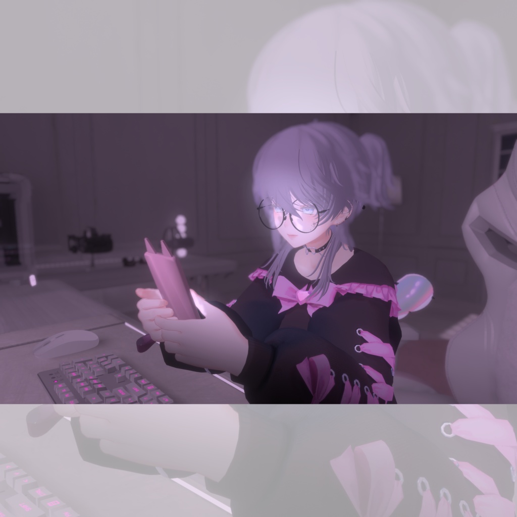 【アクセサリー】街歩きおでかけコーデ メガネセット3種