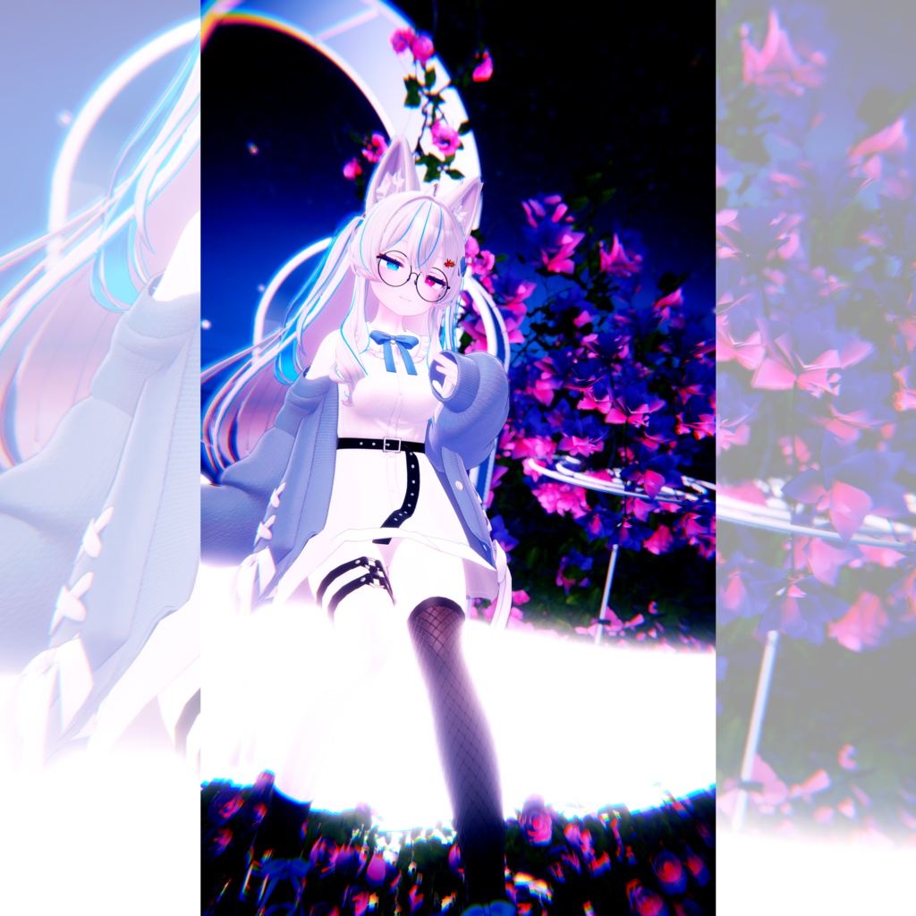 【アクセサリー】街歩きおでかけコーデ メガネセット3種