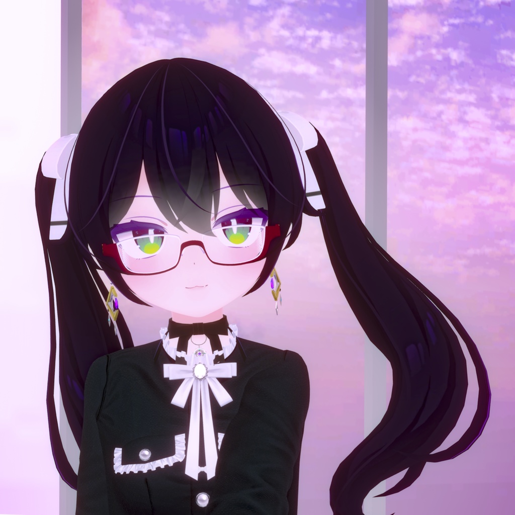 【アクセサリー】街歩きおでかけコーデ メガネセット3種