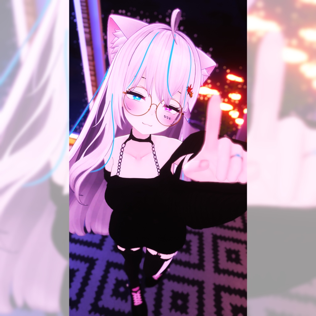 【アクセサリー】街歩きおでかけコーデ メガネセット3種