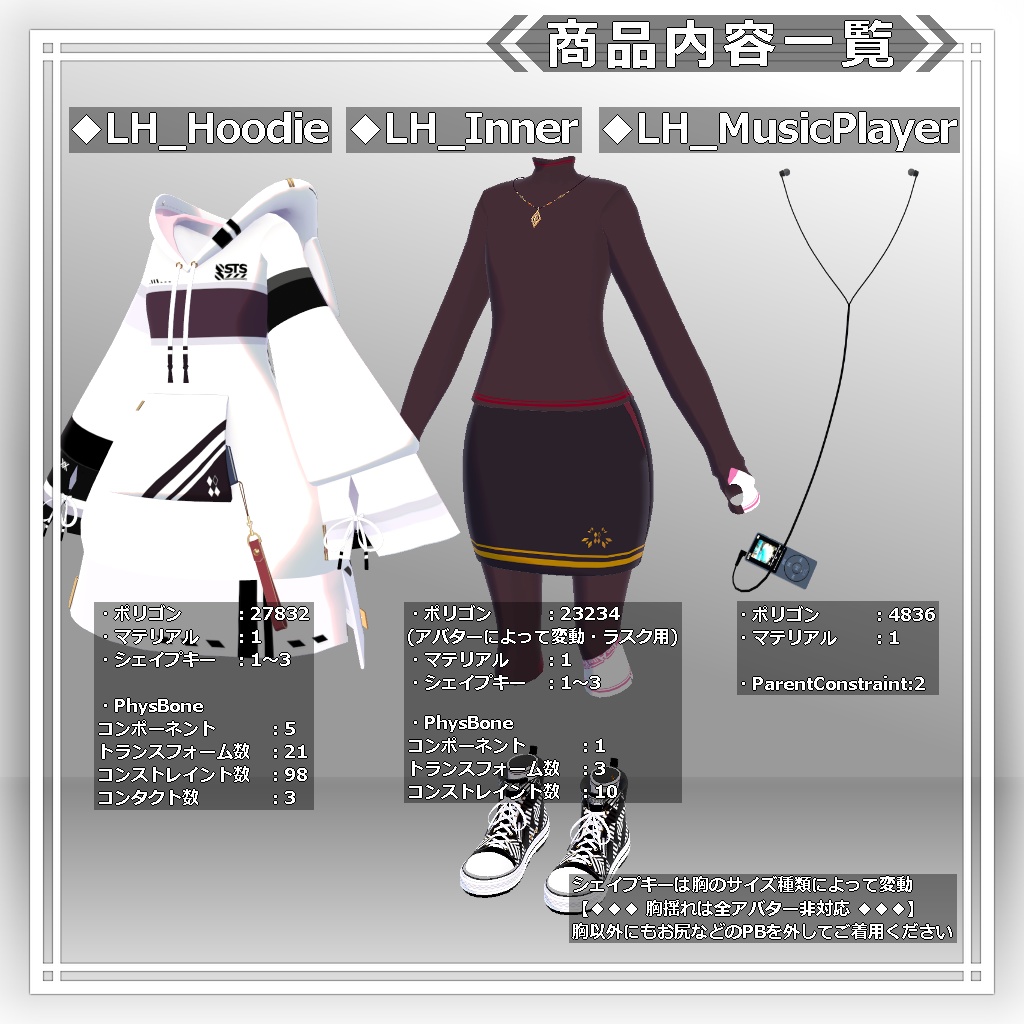 【衣装】ロングパーカー:パシュラ = A.Pacheras =