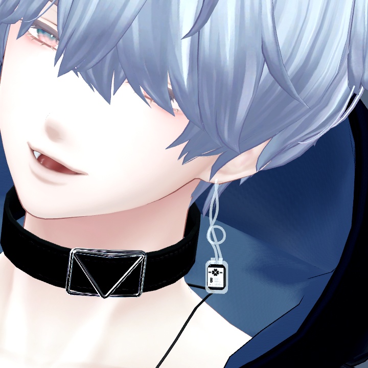 輸血パックピアス / BloodPackPierce【VRChat向けアクセサリー】