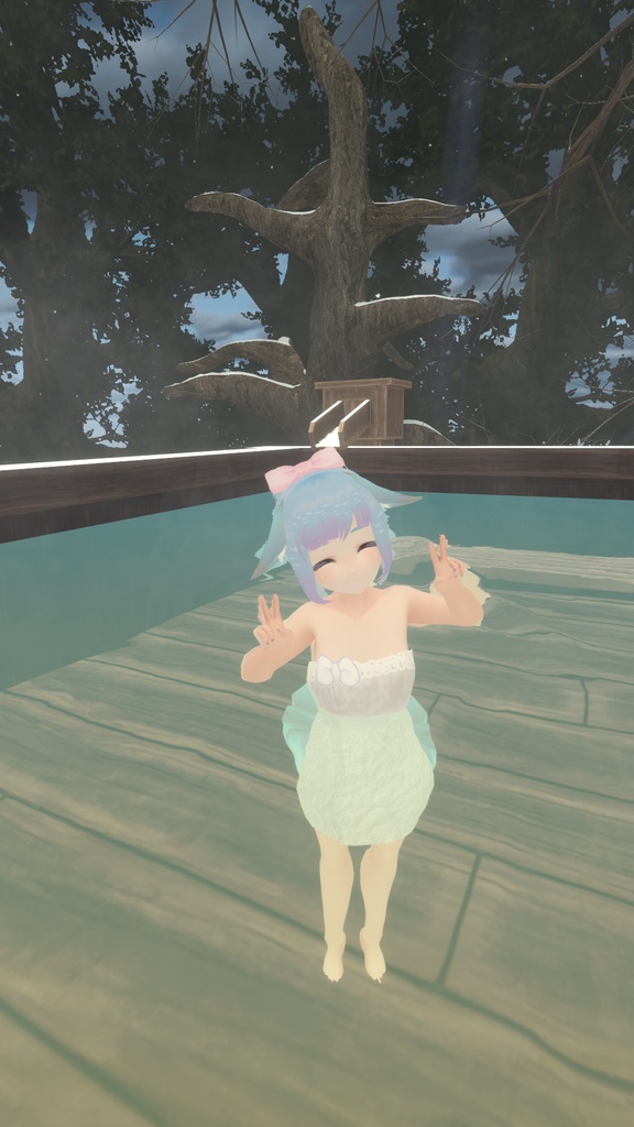 【VRoid用】バスタオルワンピース