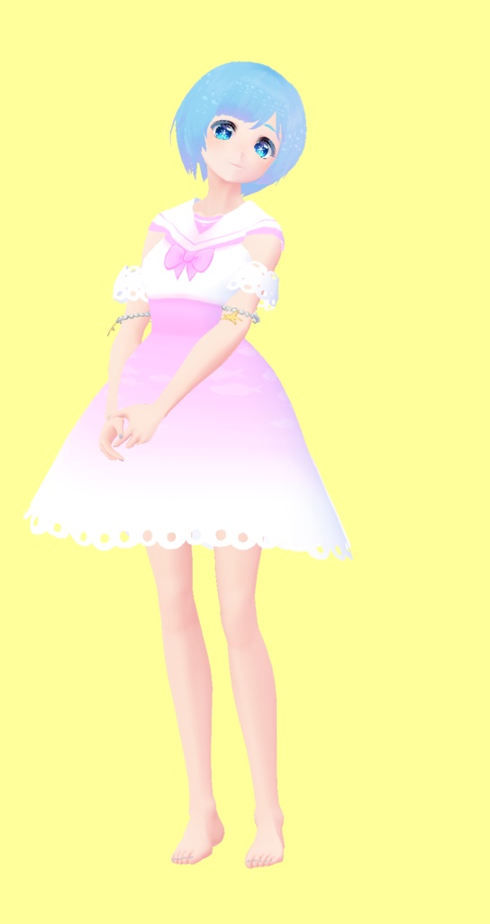 【Vroid】セーラーワンピース