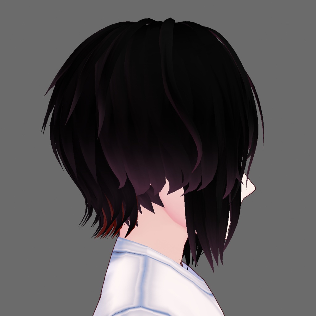 【Vroid】ゆるパーマアシメ(ユニセックス)